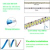 HAASHADA LED Strip Lights, DC12V 5m/16.4ft Dimmable 2835 LED Lights