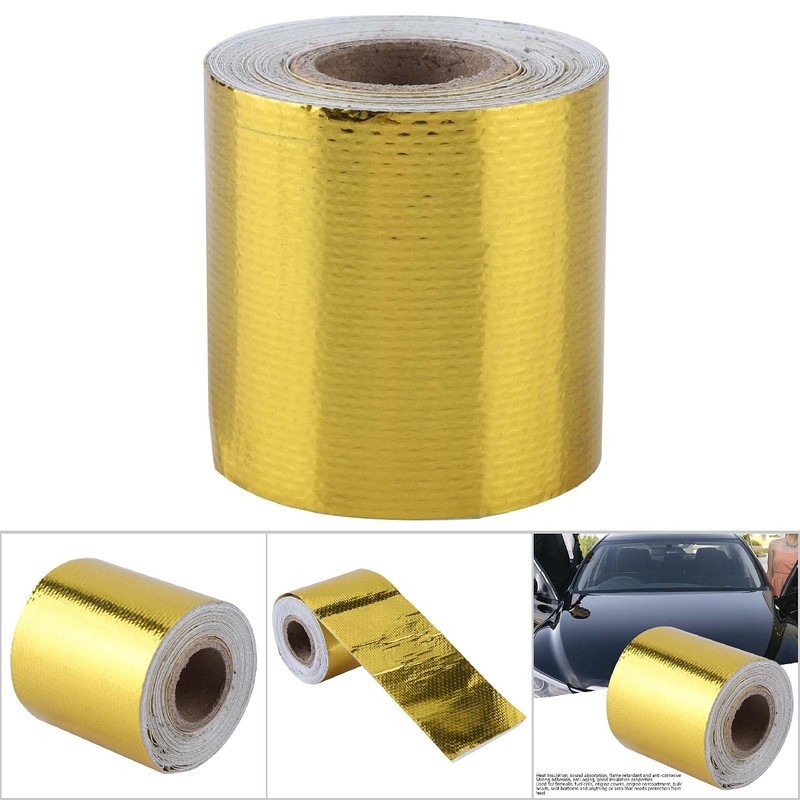 KIMISS Cinta Aislante de Cinta Adhesiva de Papel de Aluminio,