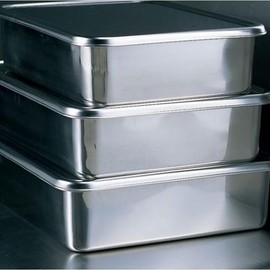 1-4530-02 Stainless Steel Deep Set Bat Lid for No. 0, 5.8 x 4.6 inches (147 x 116 mm)