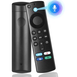 Ersatz-Sprachfernbedienung Kompatibel mit FireStick 3rd Gen L5B83G, Kompatibel mit Smart TV Stick/4K Max, 3rd Gen, 2nd Gen, Lite, Cube (1st Gen 3nd Gen)