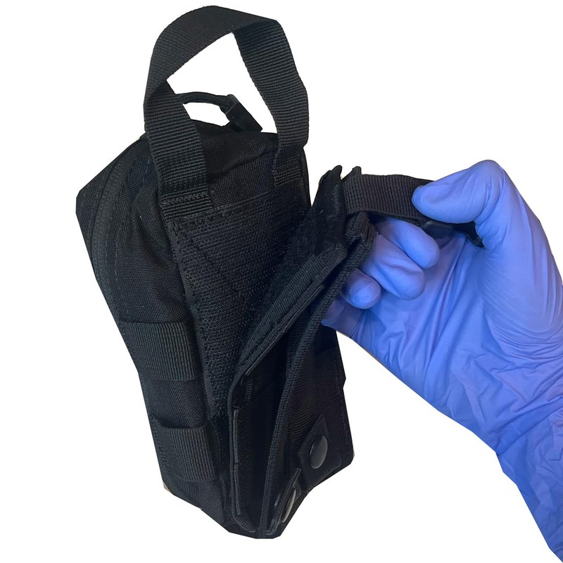 Rescue Essentials Mini Rip-Away IFAK Pouch (Black)