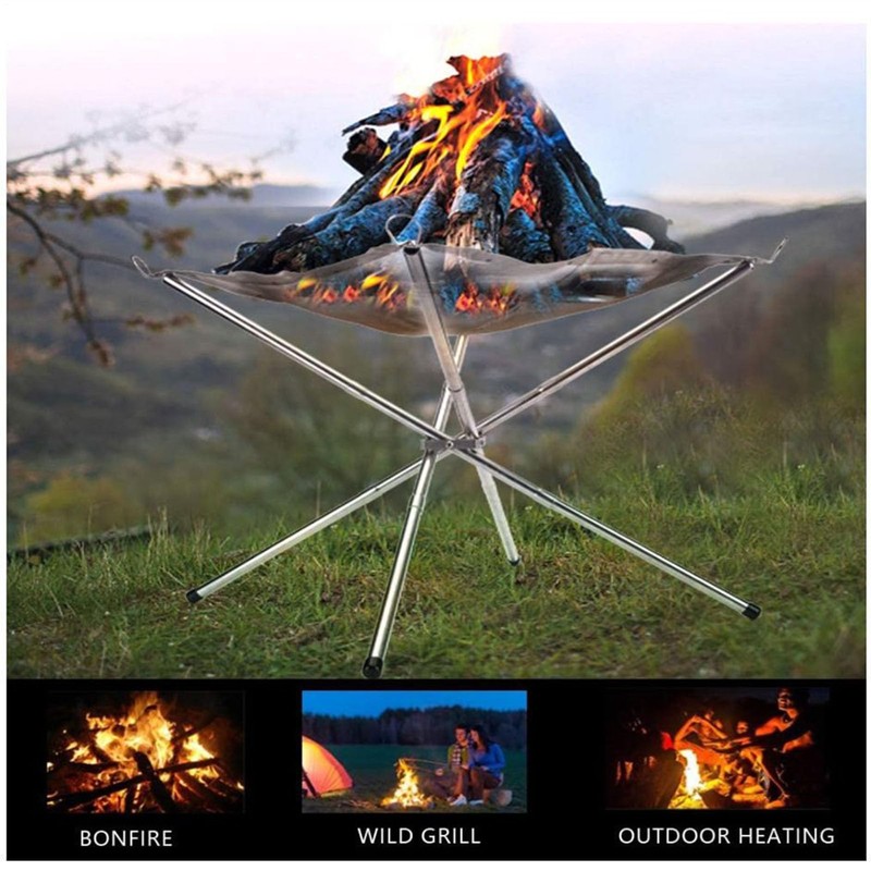 Portable Fire Pits - Foldable Outside Firepit for Patio -