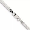 GlittersandGold Sterling Silver 3mm Magic Herringbone Chain Necklace