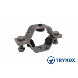 Trynox 1.5'' Sanitary Hex Tube Rubber Hanger 304 Stainless Steel Trynox