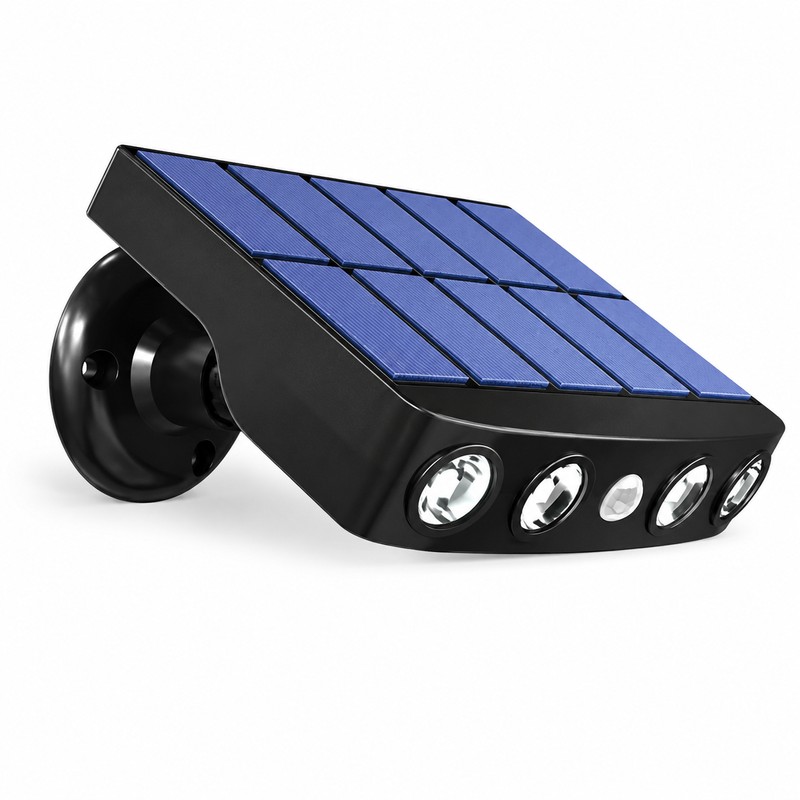 Solar Outdoor Wall Light for Garden Security – 4 LED