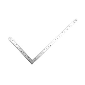 Shinwa 87398 12" x 6" Stainless Steel Squares Imperial Graduations in 1/16ths and 1/32nds