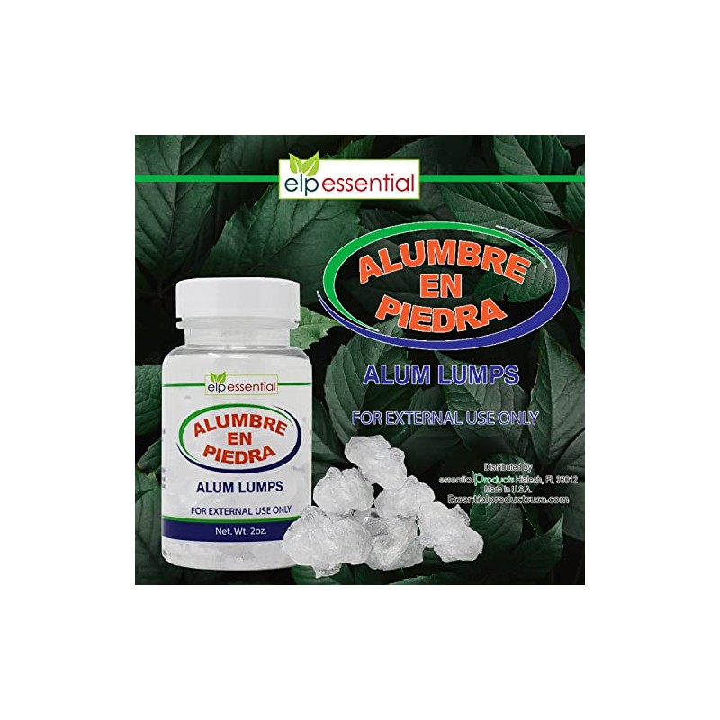 ELP ESSENTIAL Alumbre en Piedra Alum Lumps 2 oz