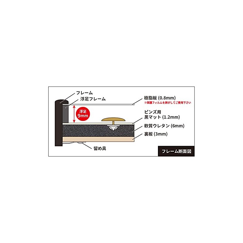 VANJOH SLIM Pin Frame B5 Size, Black 106392