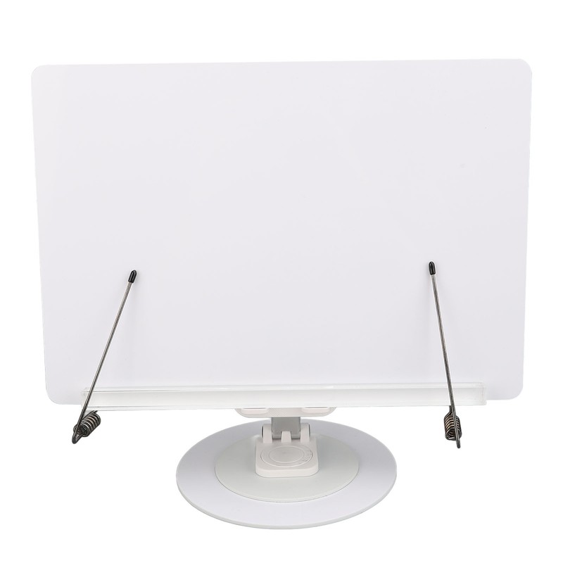 Book Reading Stand Foldable 360 Degree Rotating Book Stand Acrylic