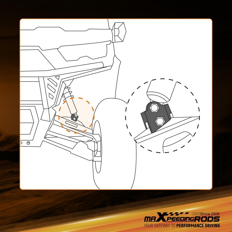 2" Lift Kit for Can-Am Defender HD5 HD8 4x4 2016-2020