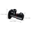 DOITOOL 2PCS Copper Bathroom Angle Stop Valve Water Shut Off