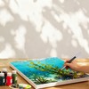 Findartle Blending Paint Brush,3 Pcs Pastel Blending Paint Brushes