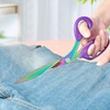 Asdirne Titanium Coating Sewing Scissors Bundle, Professional Fabric Scissors Set,