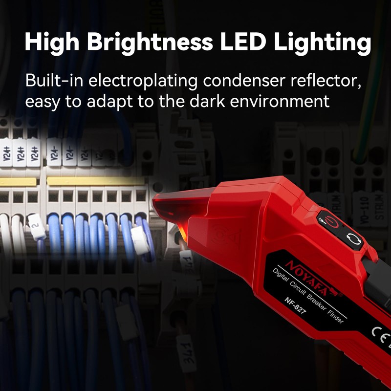 NOYAFA NF-827 AC Circuit Breaker Finder, New Upgraded Quickly Identify