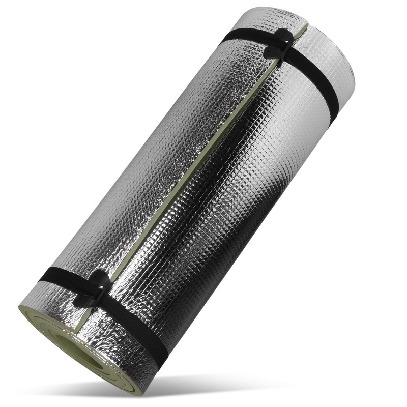 Ultralight Outdoor Camping Sleeping Mat with Aluminium Coating, 200 cm