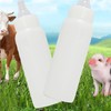 10pcs Small Animal Feeding Bottle Soft Silicone Nipple Thickened Pet
