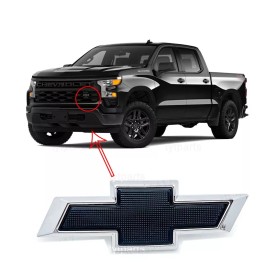 GM 2019-2025 Silverado 1500 2500 3500 HD Small Grille Bowtie Emblem 84293092 chrome