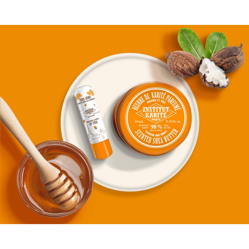 Institut Karité Paris Vanilla Scent Shea Butter & Beeswax Lip