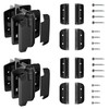 SANKINS Heavy Duty Self Closing Nylon Gate Hinges with Adaptor,