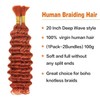 Lagalaga Deep Curly Braiding Human Hair 2 Bundles Per Package
