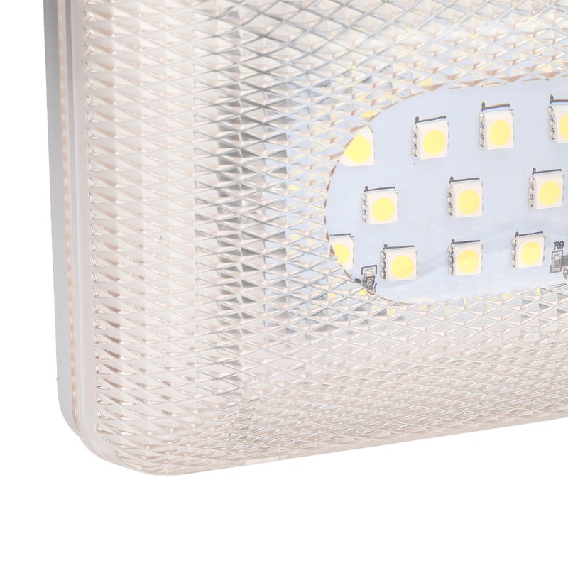 RV Ceiling Double Reading Light Touch Button Stepless 48 LEDs