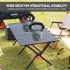 MAKELEN 2 Pack Folding Outdoor Table with Carrying Bag, Stable