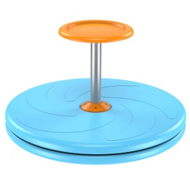 Spinner-X Seated Spinner Sensory Toy, Sit Spinner Sit and Spin Bigger Size and Durable Material for Kids- Ages 3 and up (Blue) by BARNEY KAITE BS…