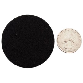 Playfully Ever After 2 Inch Black 58pc Stiff Felt Circles