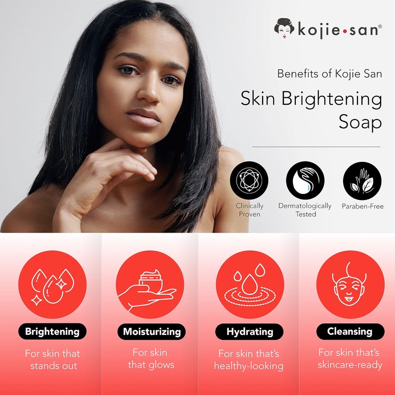 Kojie San Skin Brightening Soap – The Original Kojic Acid,