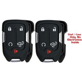 2 carcasas de repuesto para llavero de proximidad compatibles con vehículos GM GMC seleccionados (sin electrónica ni chip en el interior)