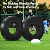 Wibeelee Football Tackle Wheel Tackling Dummies for Football High-Density Sponge