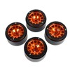 4Pcs 1:10 RC Crawler Car Metal Wheel Hub Car Tire