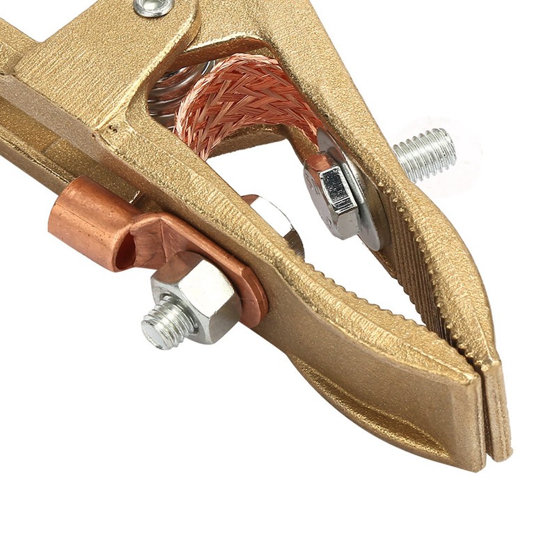 260/300/500A Brass Material A Shape Ground Welding Earth Clamp for