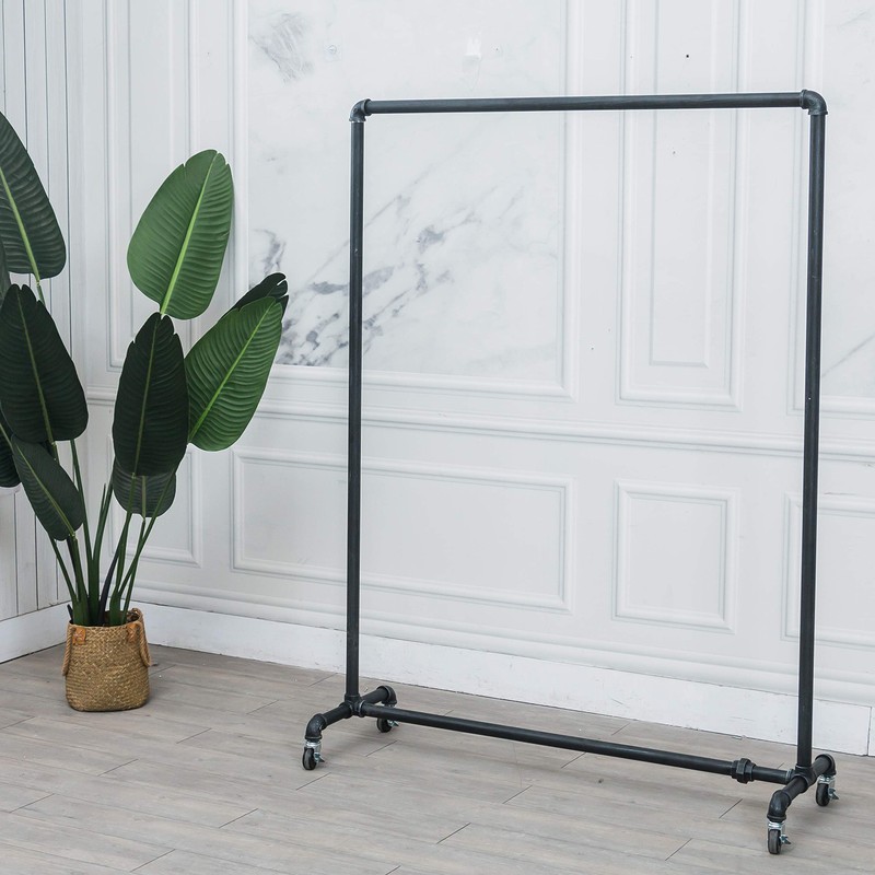 Tianman (47" Wx63 Tx16 D) Industrial Pipe Clothing Rack,Vintage Commercial