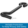 2 Pack Barn Door Latch Lock 3" Black Hook and