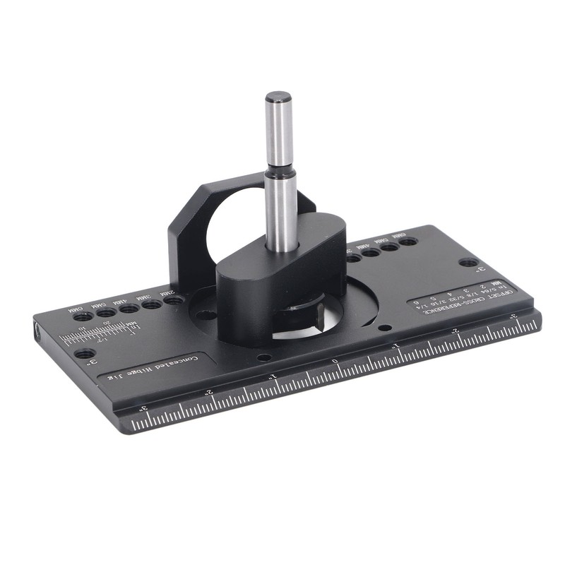 35mm Concealed Hinge Jig Kit Aluminum Alloy Drilling Depth Adjustable