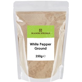 White Pepper Ground 250g by Manor Springs