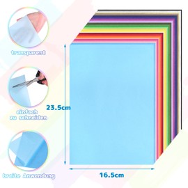 Kesote Wrapping Paper 360 Tissue Paper Packaging Material 36 Colours Transparent Paper Craft Paper Craft Paper Craft Paper Colourful Paper Wedding Gift Decoration Christmas (24 x 17 cm)