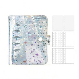 Sticker Book, a7 Girls, Sticker Notebook, Mount, Transparent Binder, Refill, 6 Holes, Binder, Seal Book, A7, Cute, Photography, Diary, Practical, School, Everyday Use