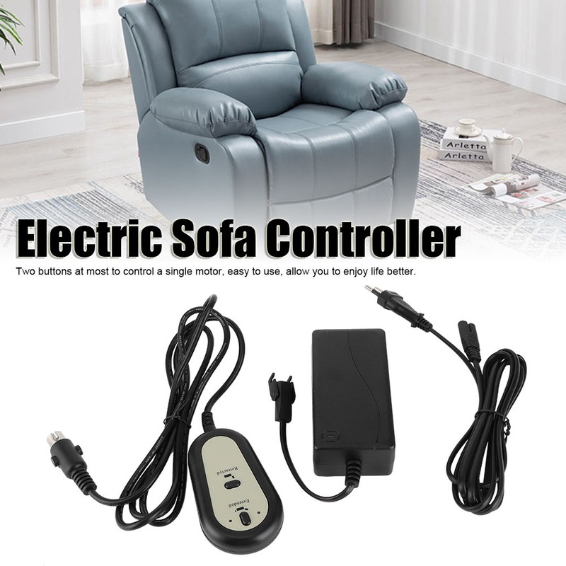 Electric Sofa Controller Push Rod Wired Motor Electric Button Hand