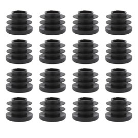 16 x Lamellar Plugs, Round, Round Plugs, Protective Caps, Plastic Plugs, End Plugs (Diameter 30 mm, Round)