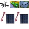 2Pcs Mini Solar Power Module Epoxy Panel with 100cm Cable