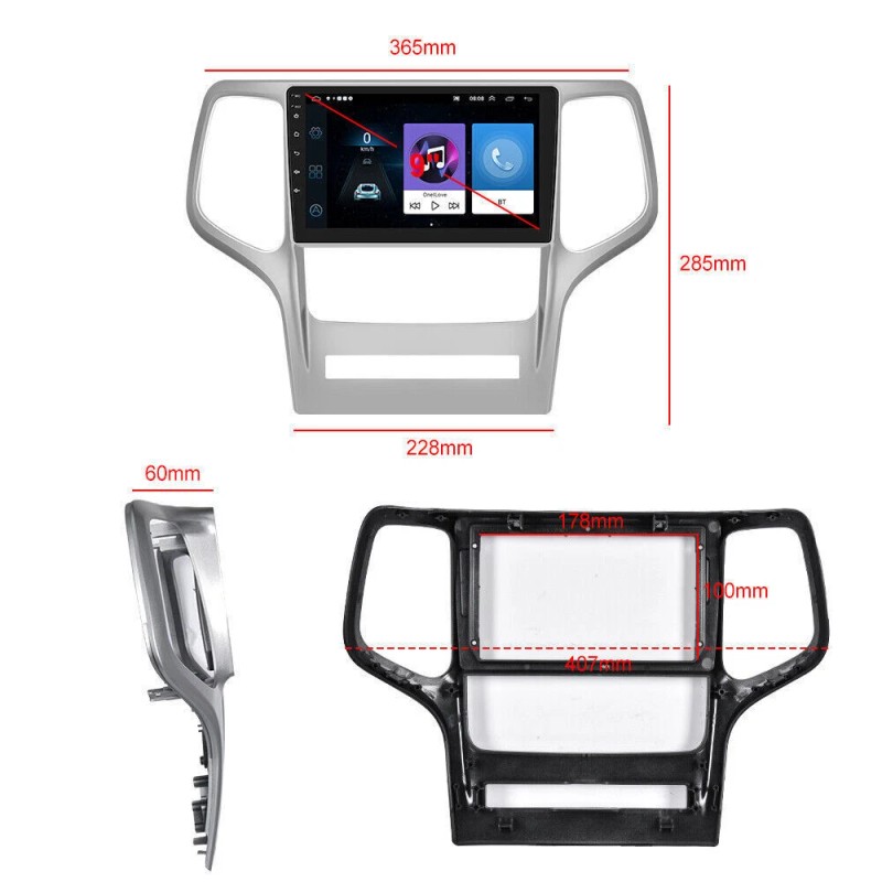 fortdows-123 10.1'' Car Stereo Radio GPS Android 13 Carplay for