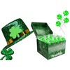 Fruidles St. Patrick's Shamrock Swirl Lollipop Green and White, Party