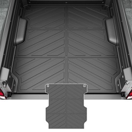 powoq 5.3FT Truck Bed Mat Compatible with 2017-2024 Honda Ridgeline Bed Liner TPE Truck Mat Replacement for 2017-2024 Honda Ridgeline Accessories (Bed Mat)