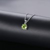 ZhenCai Pendant Necklace for Women Sterling Silver 925 with 6mm