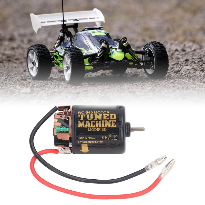 RC Car Motor Gearbox Kit External Carbon Brush 540 Brushed