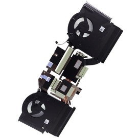 Deal4GO 5V/0.5A CPU & GPU Graphics Cooling Fan w/Heatsink Thermal Assembly 3F0K7 Replacement for Dell Alienware M17 R3 2020 (with GTX 1650 1660)