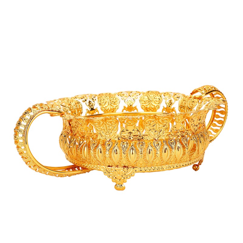European Style Metal Fruit Plate Set Decorative Multifunctional Fruit Platter