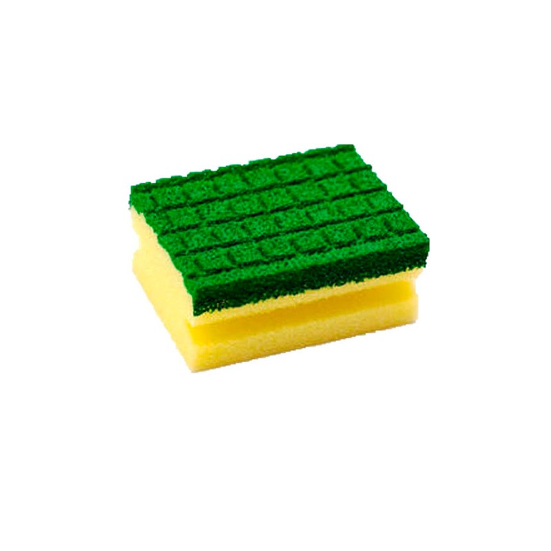 Virulana Esponja Cuadriculada Plusactiva Squared Kitchen Sponge Extra Remoción (pack
